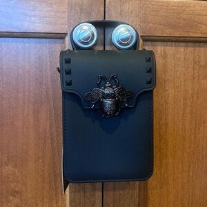 NWT Sharif Vegan Leather Studded Bee‎ Crossbody Bag